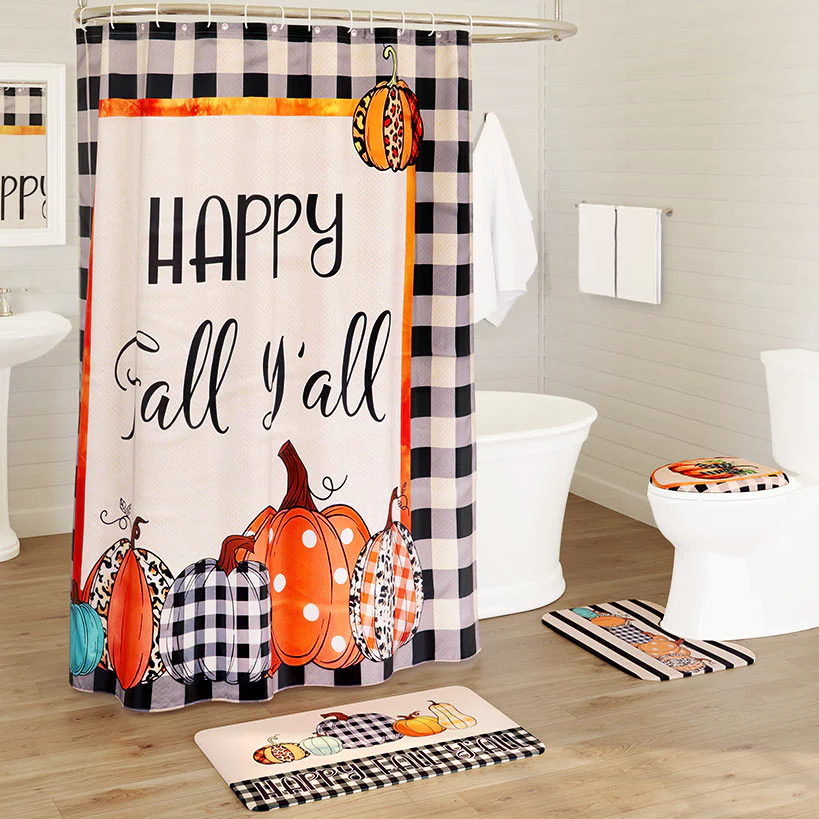 16-Pc. Happy Fall Memory Foam Fashion Bath Set