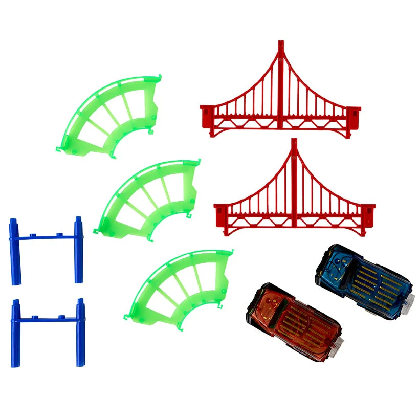 Glow-in-the-Dark 3-Tier Race Track 170-Pc. - Image 3