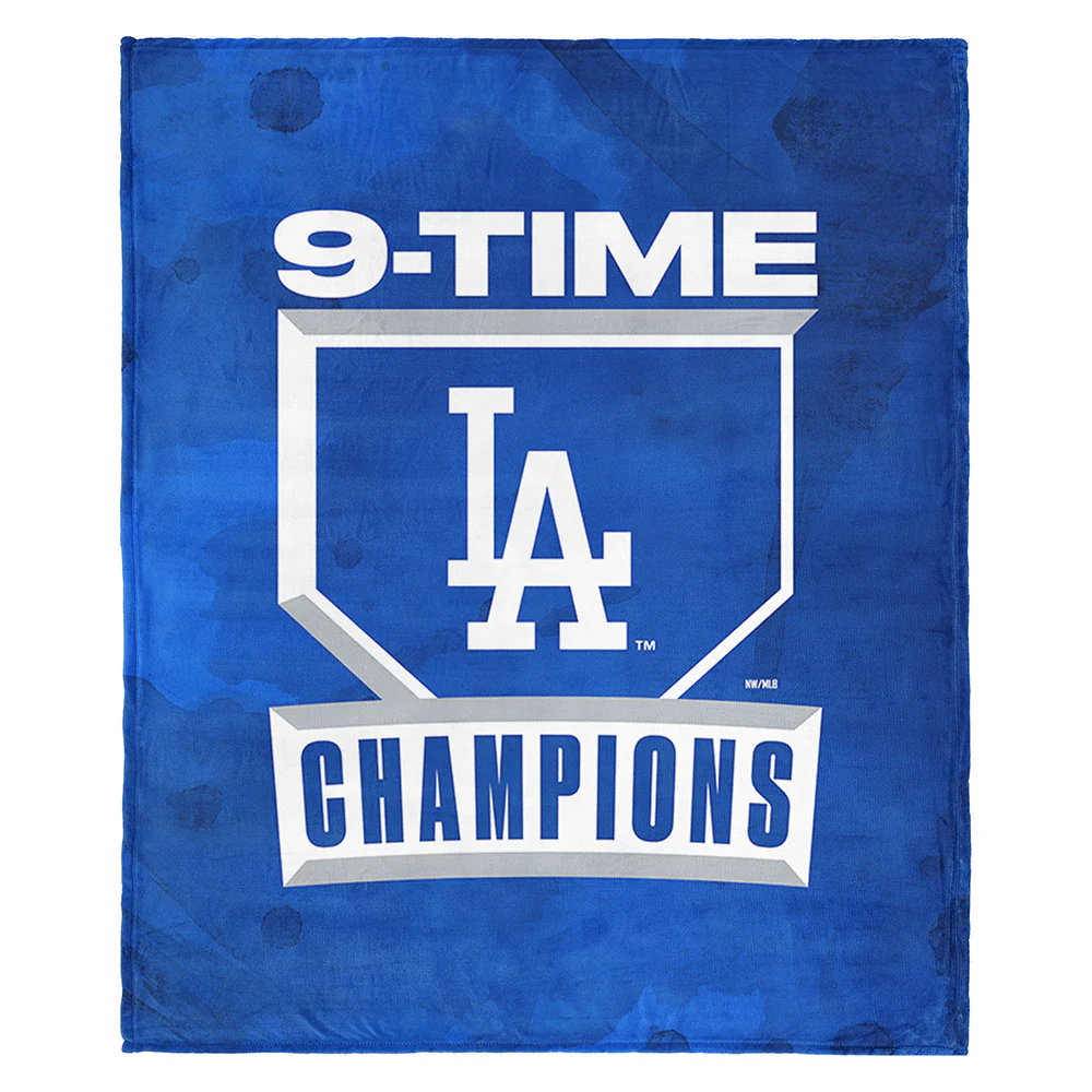 2025 MLB World Series LA Dodgers Silk Touch Throw Blanket - Image 2