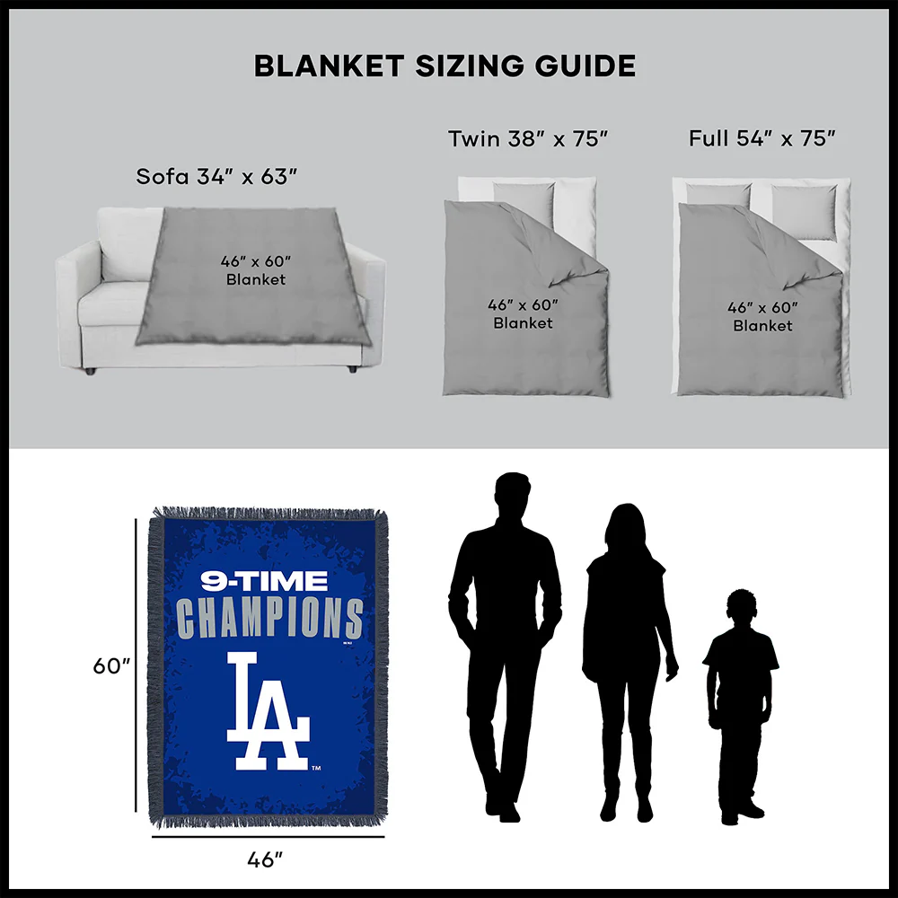 2025 MLB World Series LA Dodgers Woven Tapestry - Image 4