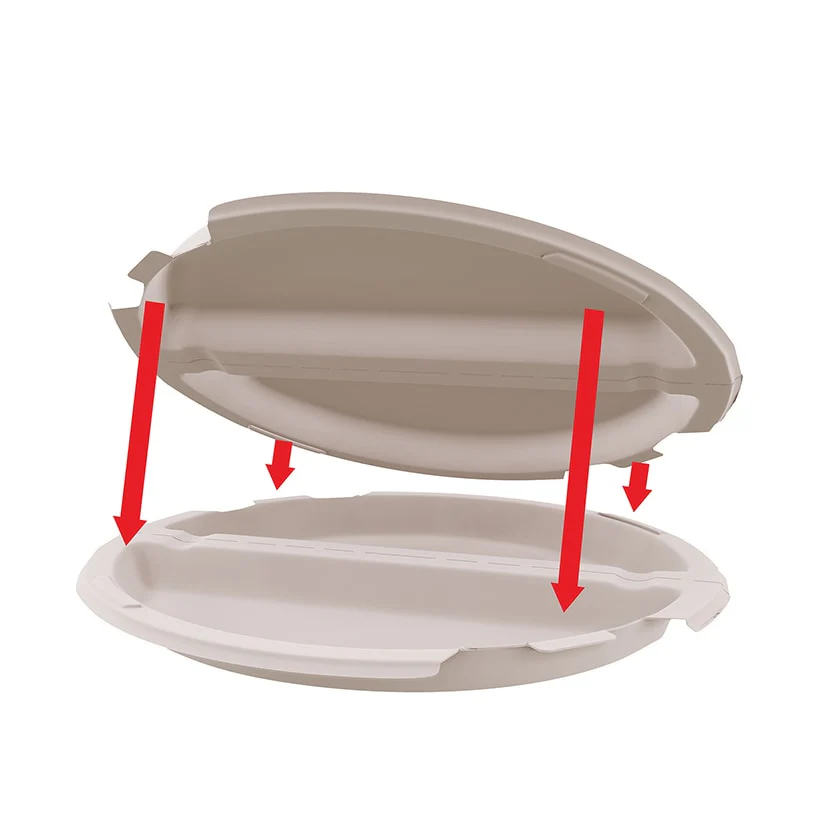 25-Pk. Foldable Perfect Plate - Image 3