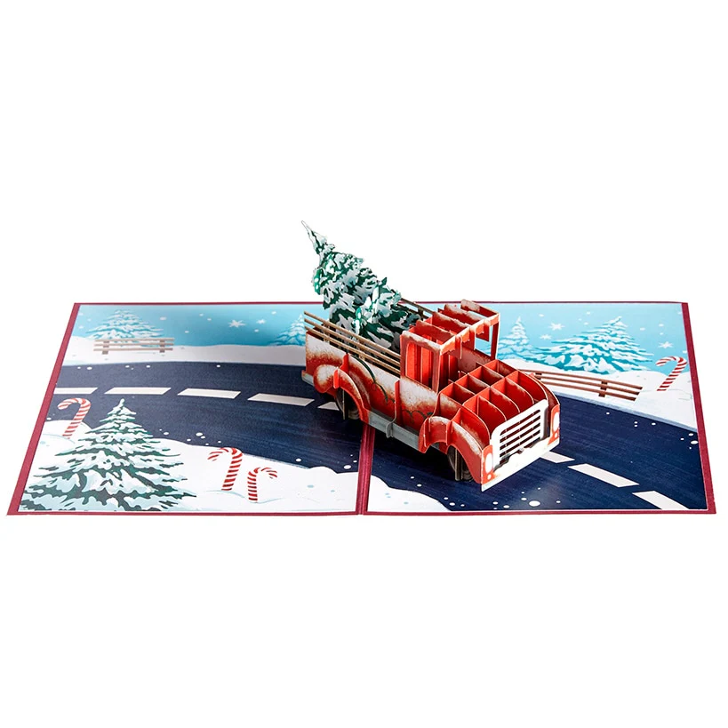 3-D Pop-Up Holiday Greeting Card - Image 4