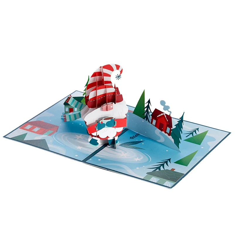 3-D Pop-Up Holiday Greeting Card - Image 6