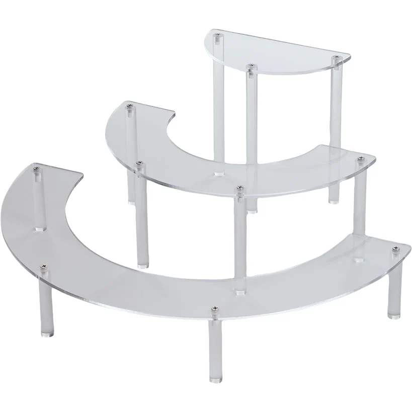 3-Tier Clear Cupcake Stand - Image 4