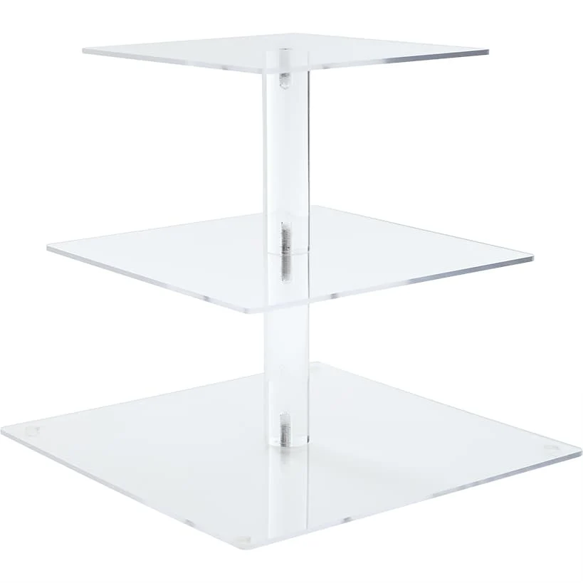 3-Tier Clear Cupcake Stand - Image 8