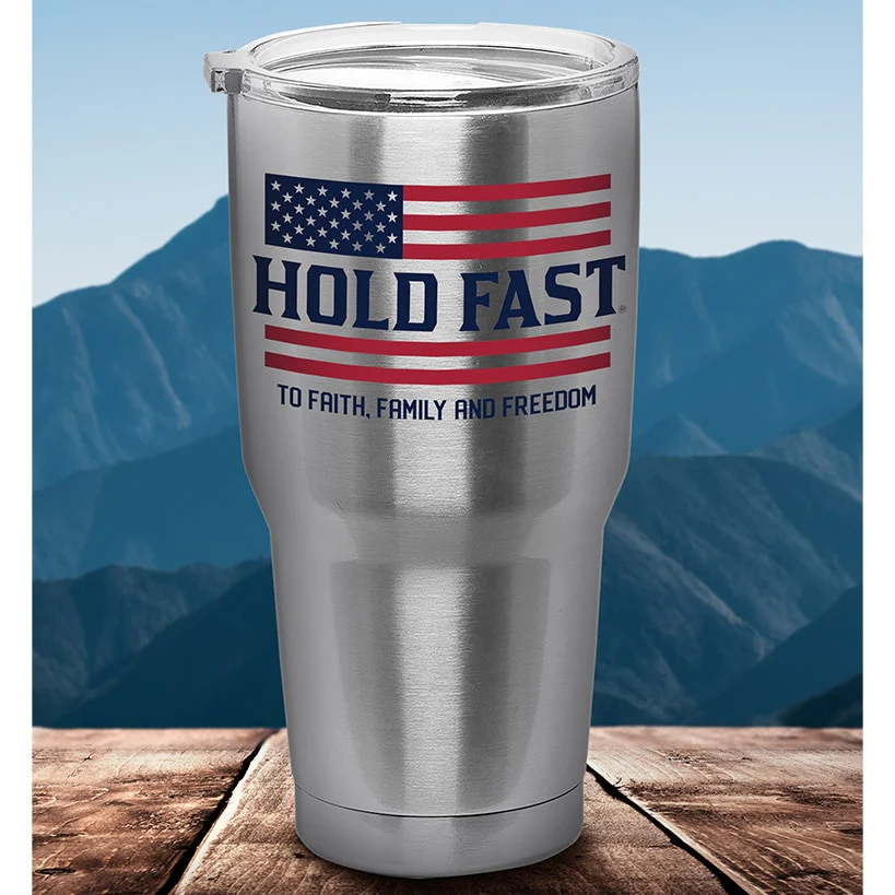 30-Oz Hold Fast American Flag Tumbler - Image 3