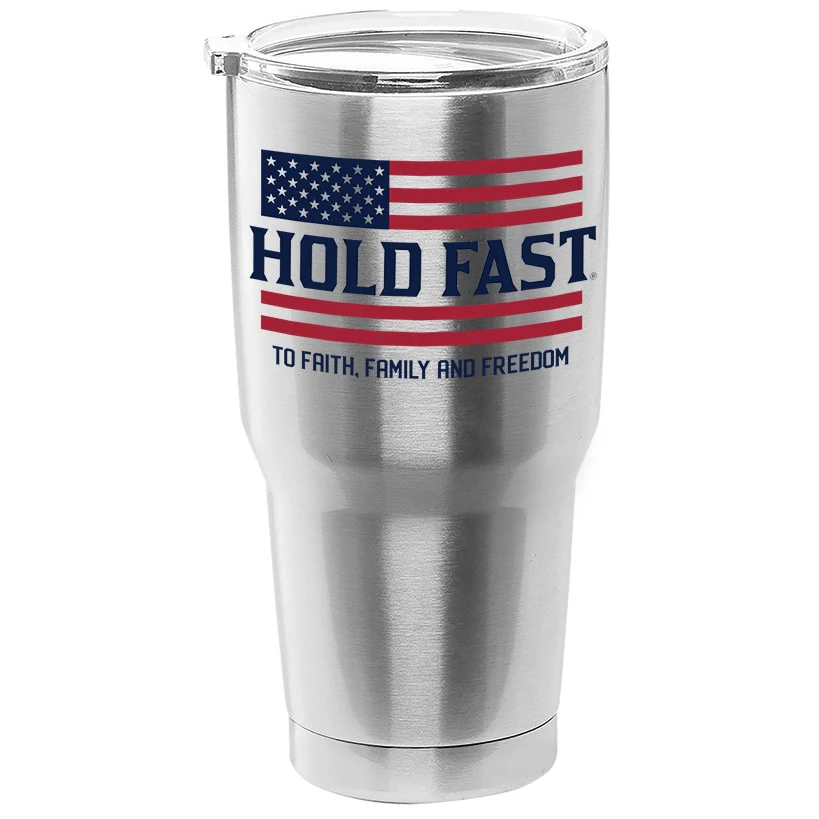 30-Oz Hold Fast American Flag Tumbler - Image 4