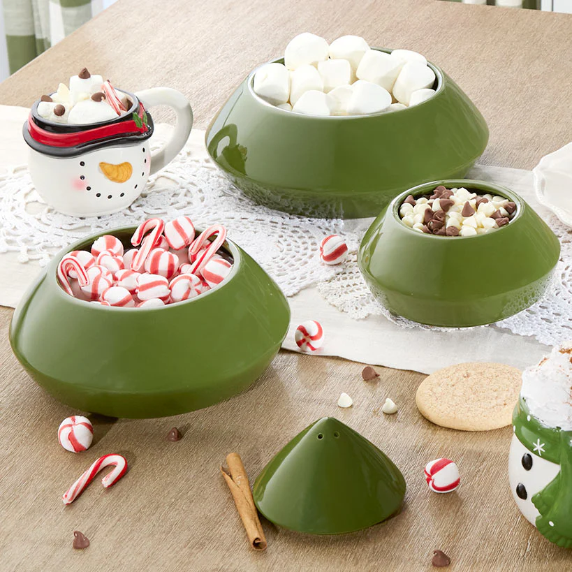 Holiday Stackable Serving Bowls 4 Pc. - Image 8