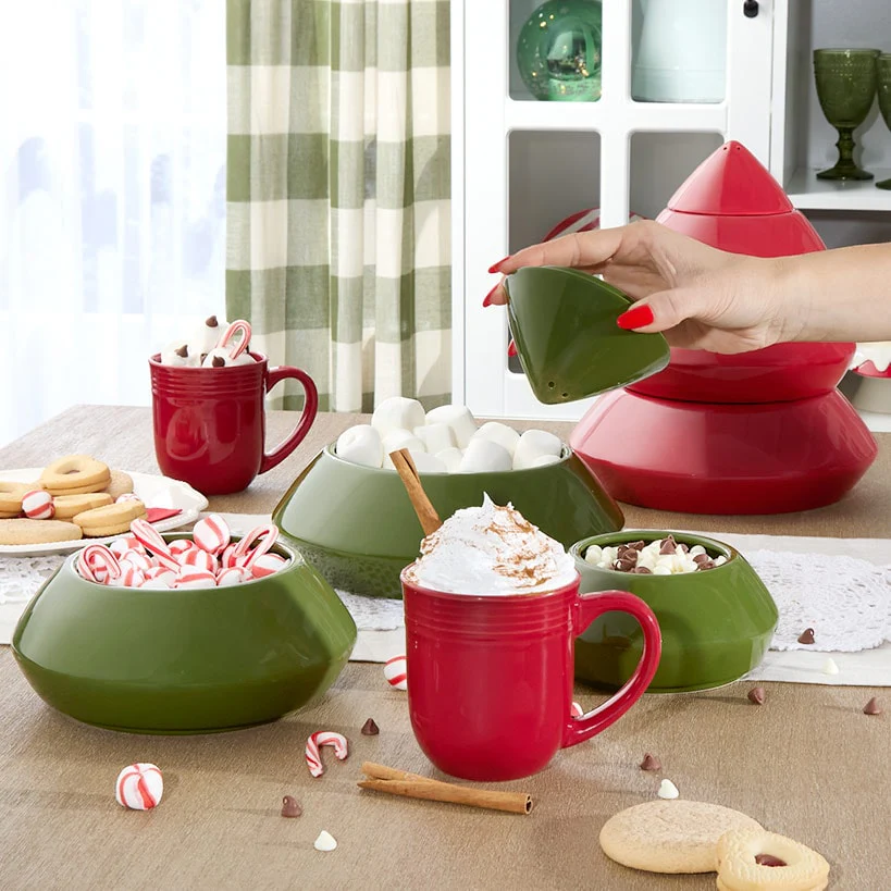 Holiday Stackable Serving Bowls 4 Pc. - Image 9