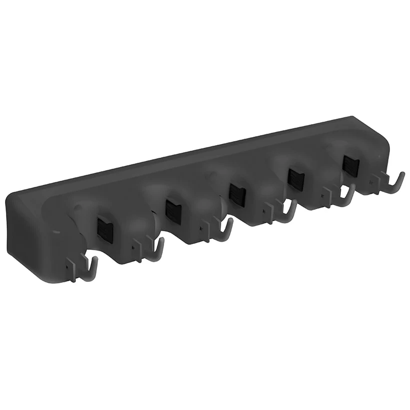 5-Slot Mop and Broom Wall Organizer - Image 7