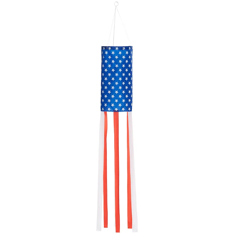 Americana Flag Windsock Red, White, and Blue - Image 2
