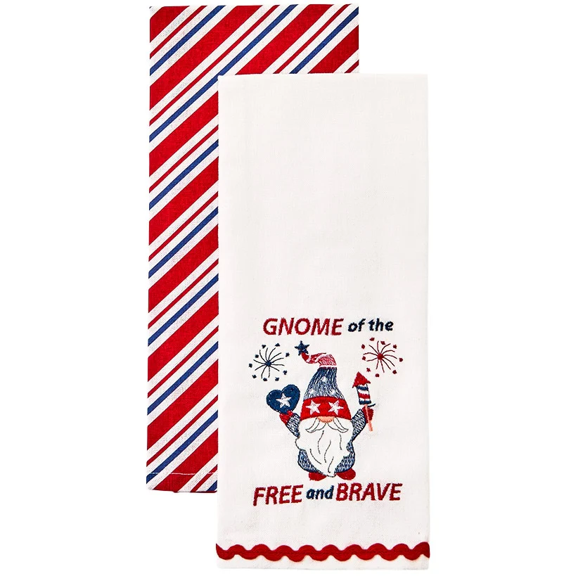 Americana Kitchen Towels Embroidered Set of 2 - Image 5