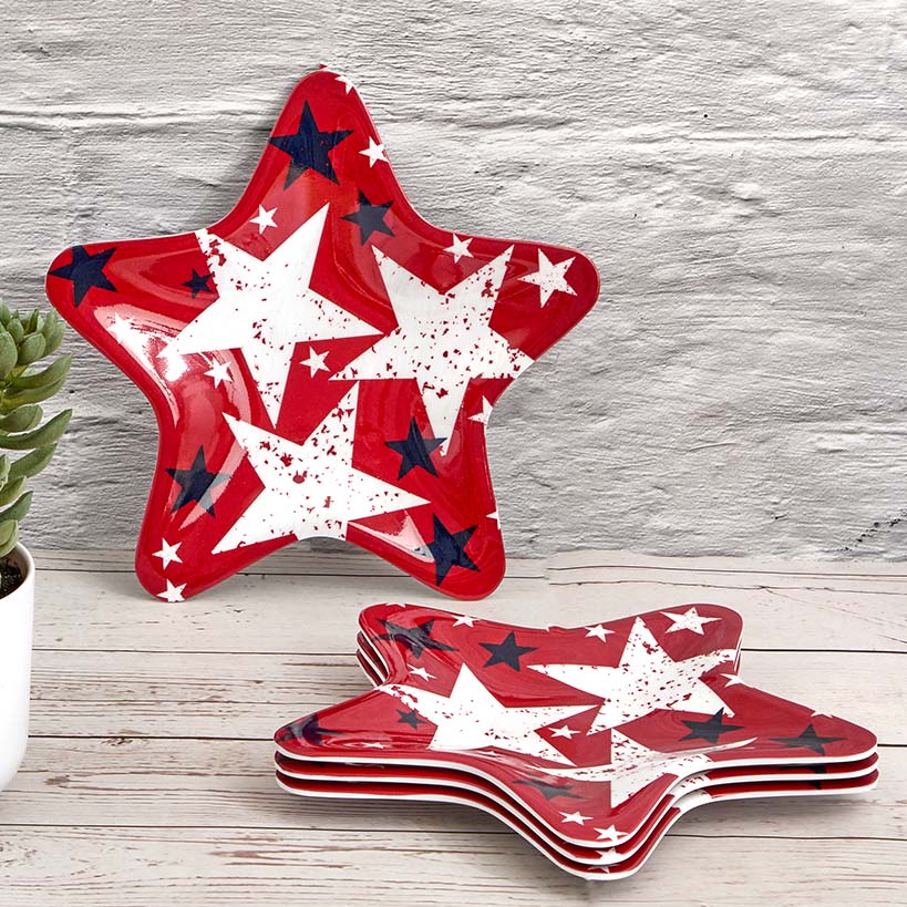 Americana Patriotic Shaped Salt and Pepper Shakers Set - Image 3