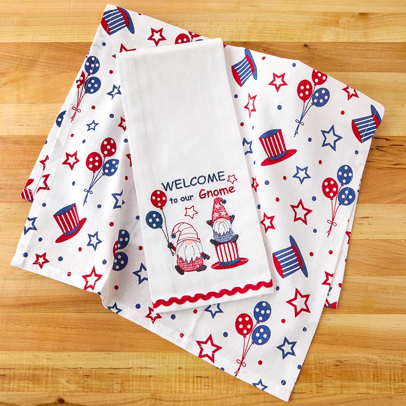 Americana Themed Kitchen Towels, Set of 2 - Image 4