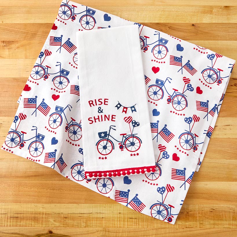 Americana Themed Kitchen Towels, Set of 2 - Image 5
