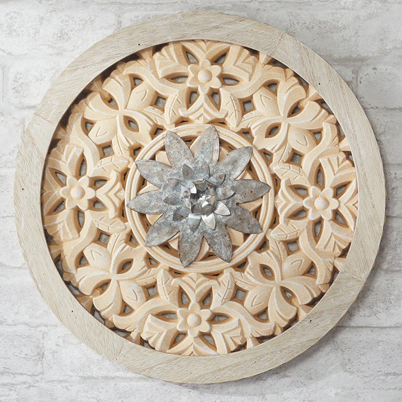Architectural Wall Decor - Round Medallion or Wallpaper