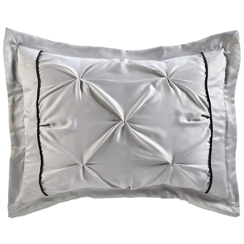 Ashlyn Ruched Full/Queen Comforter and Sham - Image 3