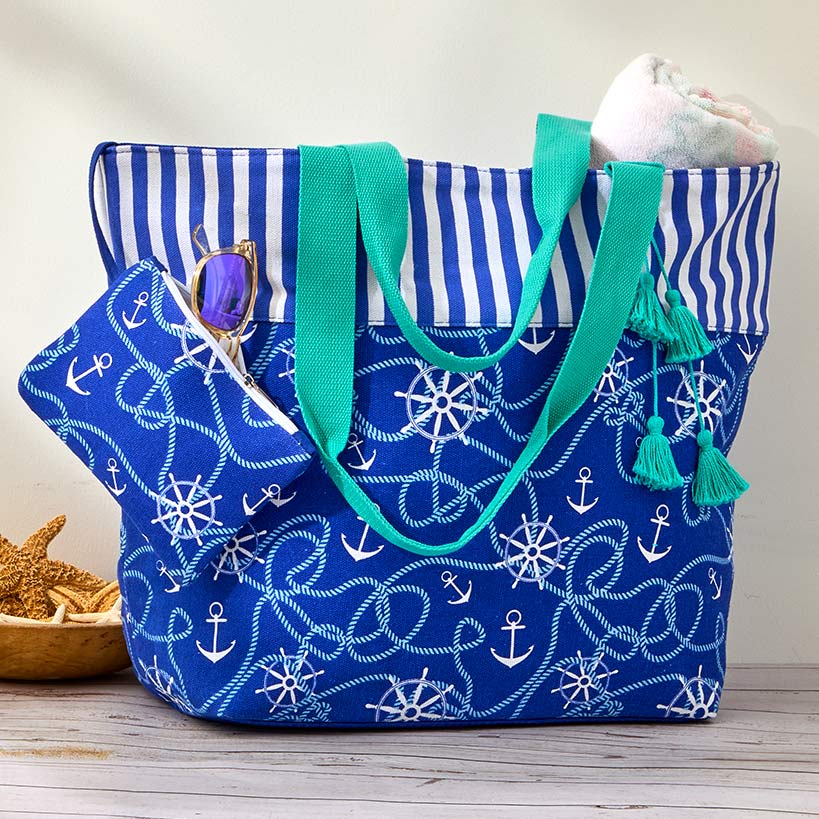 Beach Bag with Wet Pouch - Image 4