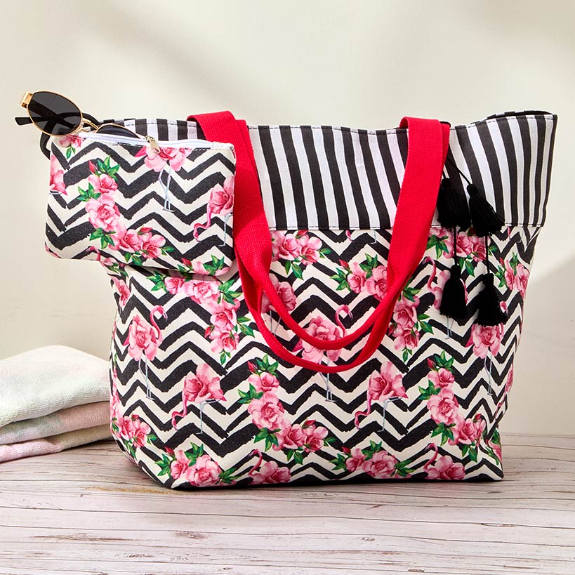 Beach Bag with Wet Pouch - Image 5