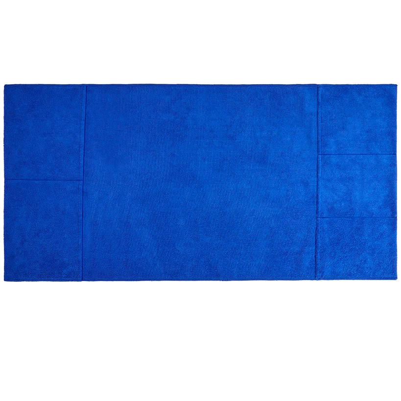 Beach Lounge Chair Cover Towel with Side Storage Pockets - Image 2