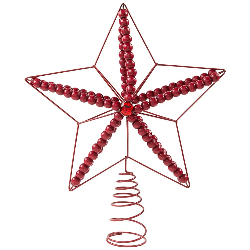 Beaded Star Tree Topper - Image 3