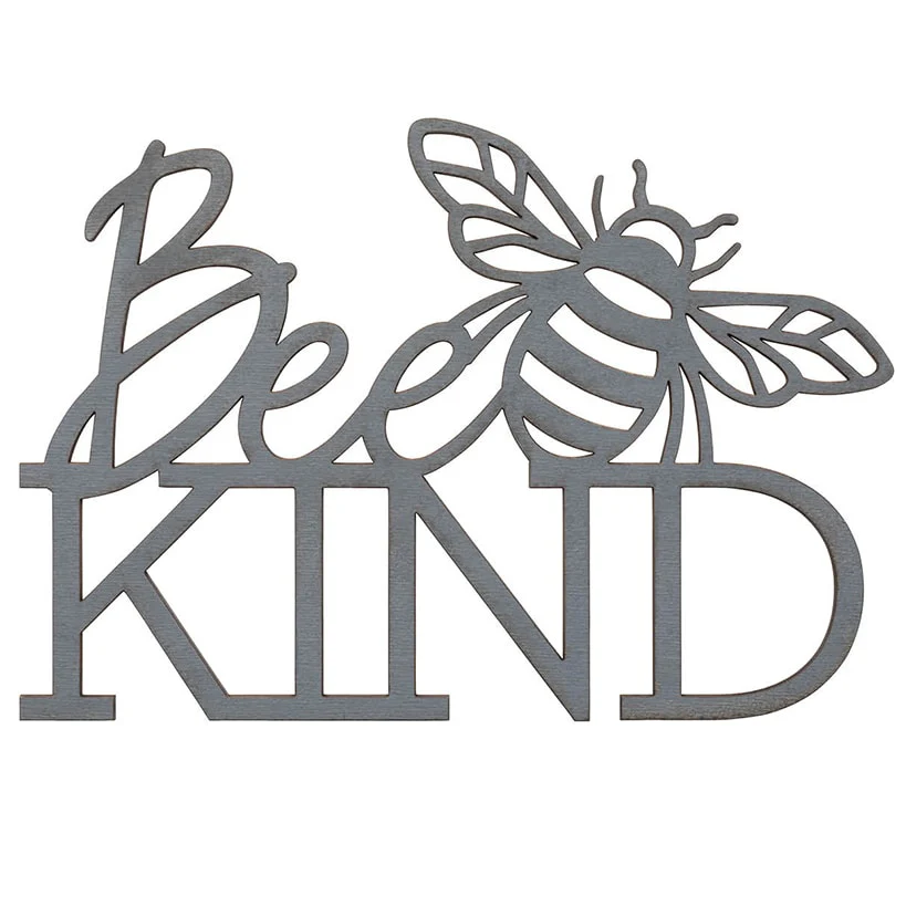 Bee Kind Wood Hanging Plaque - Image 4