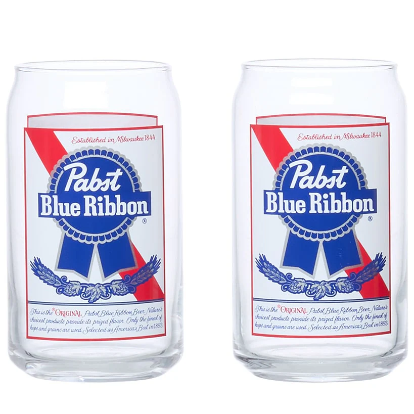 Corona or Pabst Blue Ribbon Beer Glass Set - Image 4