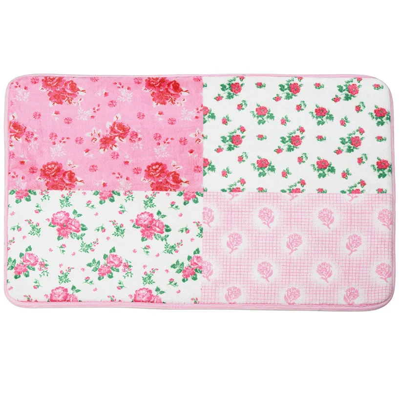 Berry Bloom Shower Curtain or Memory Foam Bath Rug - Image 6