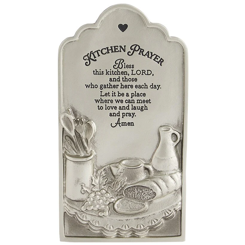 Bless This Kitchen Religious Decor - Pie Plate or Kitchen Prayer Plaque - Image 7