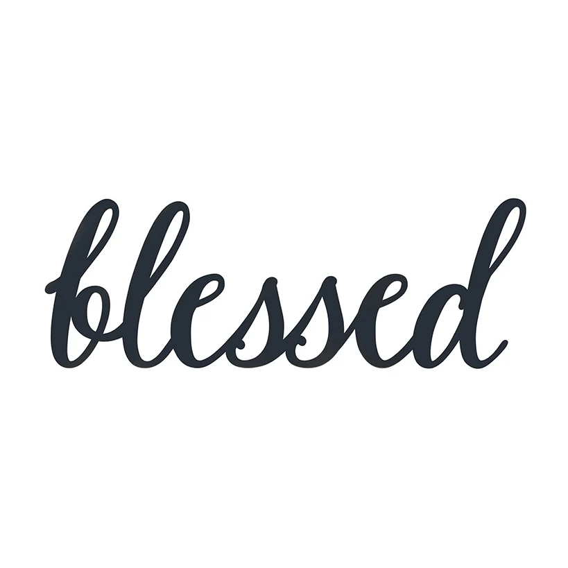 Blessed Wood Décor Plaque - Image 4