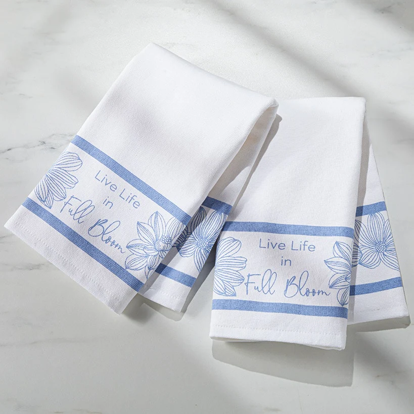 Blue Floral Bath Collection - Image 4