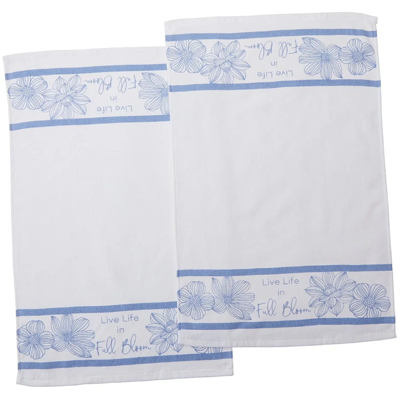 Blue Floral Bath Collection - Image 9