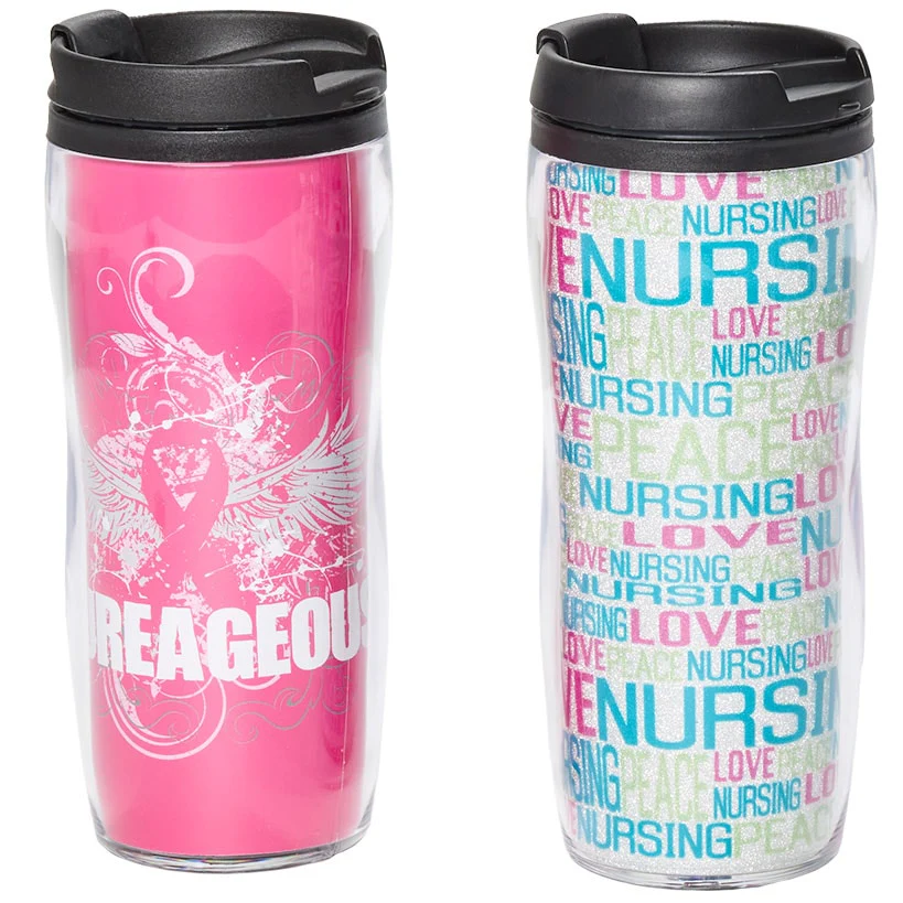 Breast Cancer Awareness Travel Mug