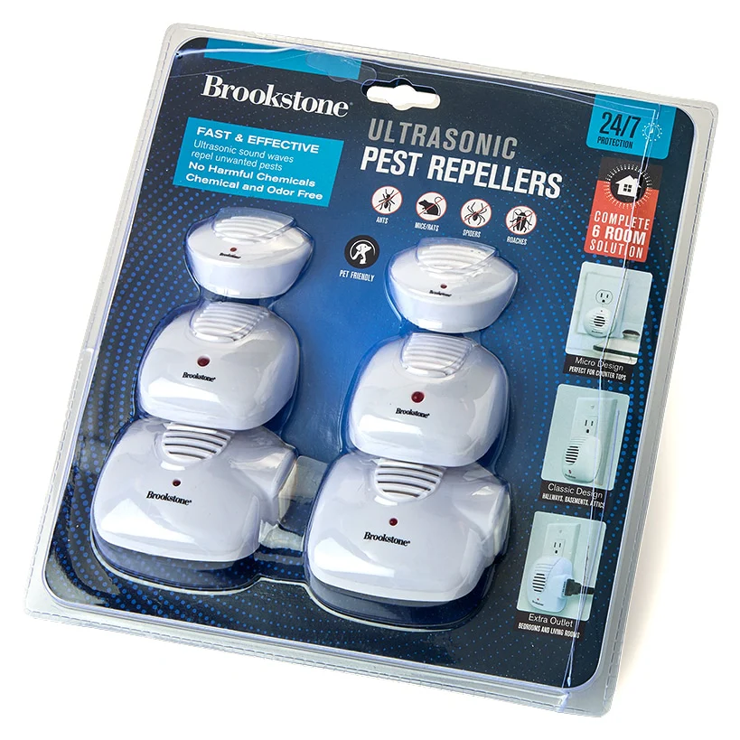 Brookstone® Ultrasonic Pest Repellers - Multi-Room, Plug-In, Set of 6 - Image 5