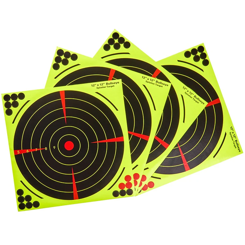 Reusable Bullseye Splatter Targets Hunting Set of 24 - Image 3