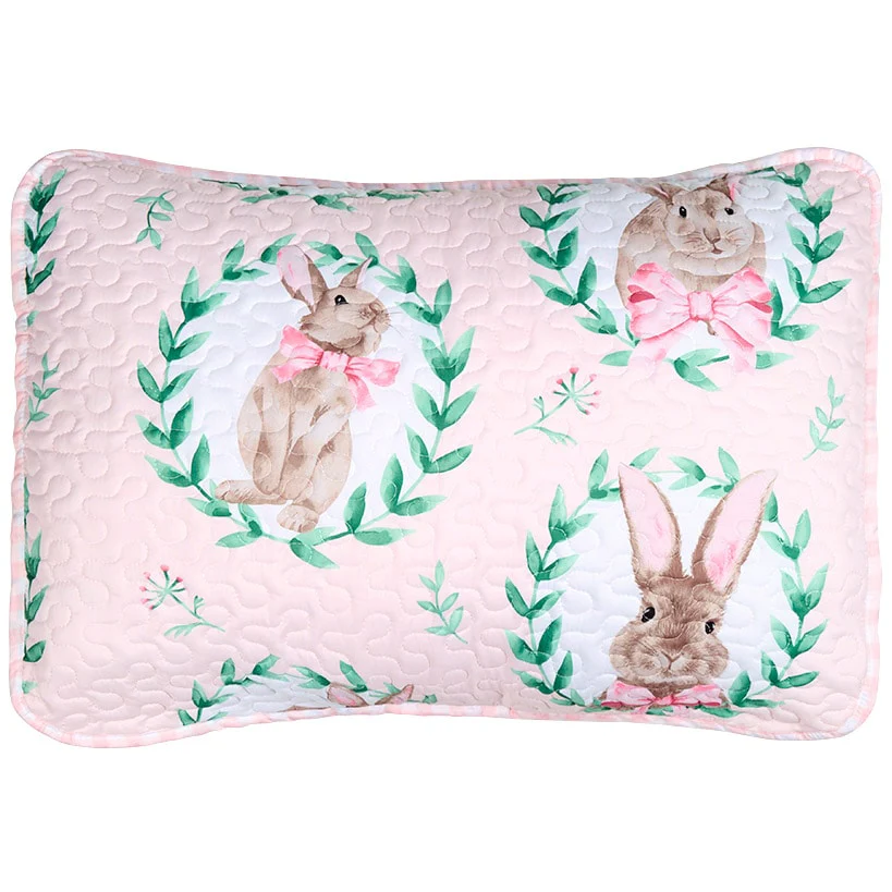 Bunnies and Bows Reversible Full/Queen or King Quilt - Image 5