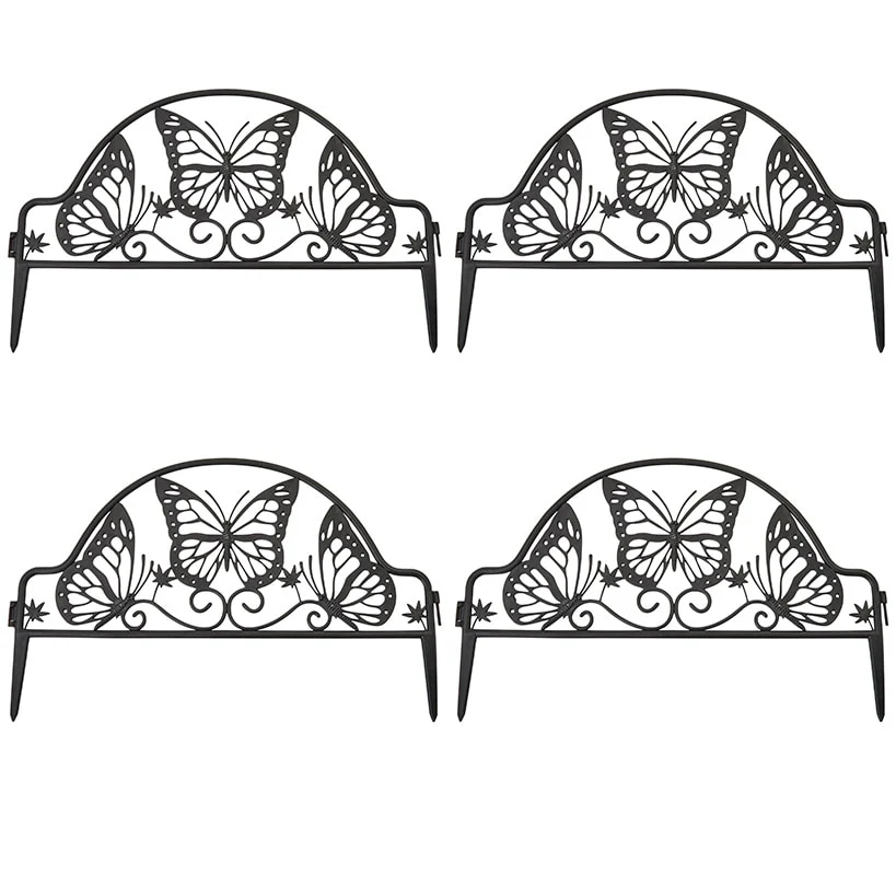 Butterfly Garden Border Fence Edging -Set of 4 - Image 7