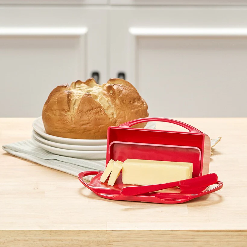 Butterie Flip-Top Butter Dish with Matching Spreader - Image 4