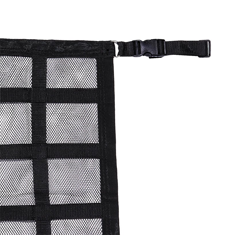Car Ceiling Cargo Mesh Net With 2 Separate Pockets 1 Zippered - Image 5