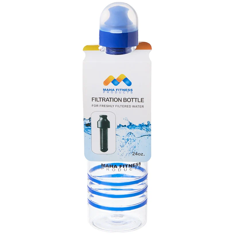 Carbon Filtered Water Bottle - Maha Fitness - Image 2