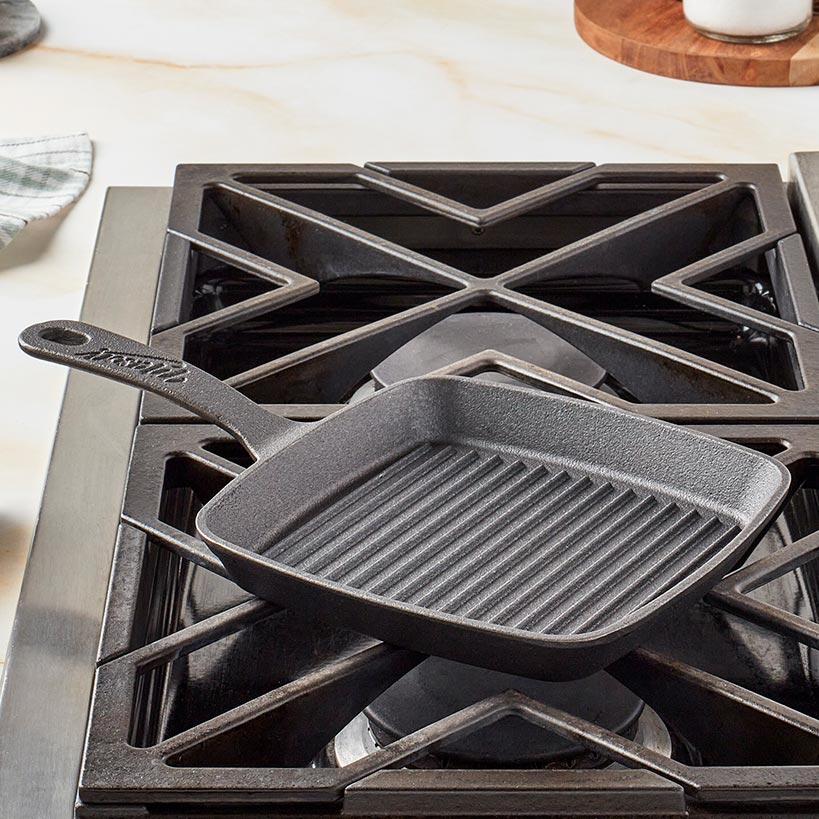 Cast Iron Mini Square Grill Pan - Image 3