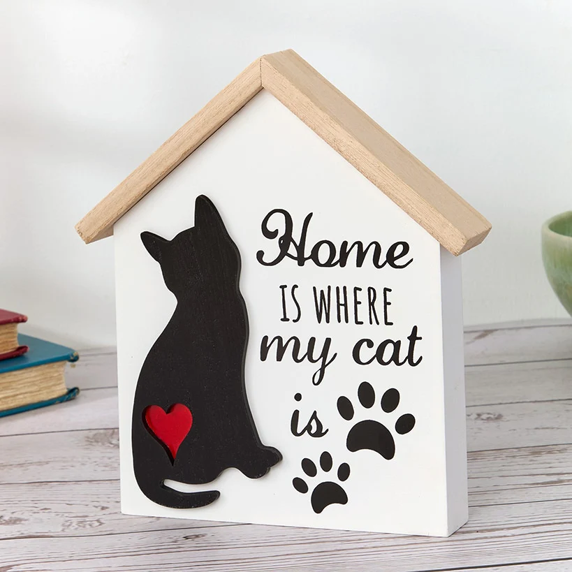 Cat and Dog Lover Wall Decor With Sentiment Or Frame - Image 3