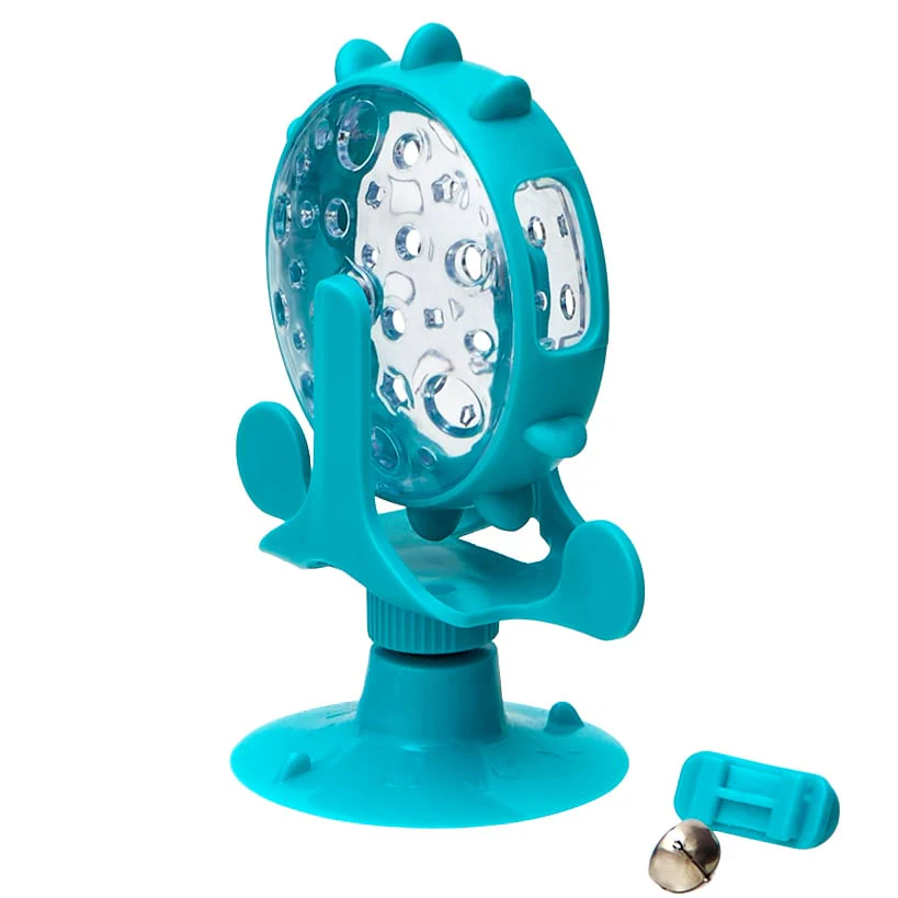Spinning Windmill Cat Treat Dispenser With Suction Cup - Image 2