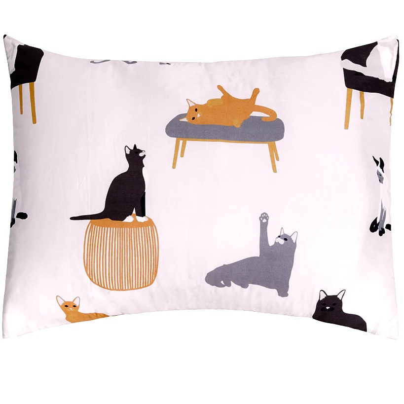 Cat's Life Reversible King Complete Comforter Set - Image 3