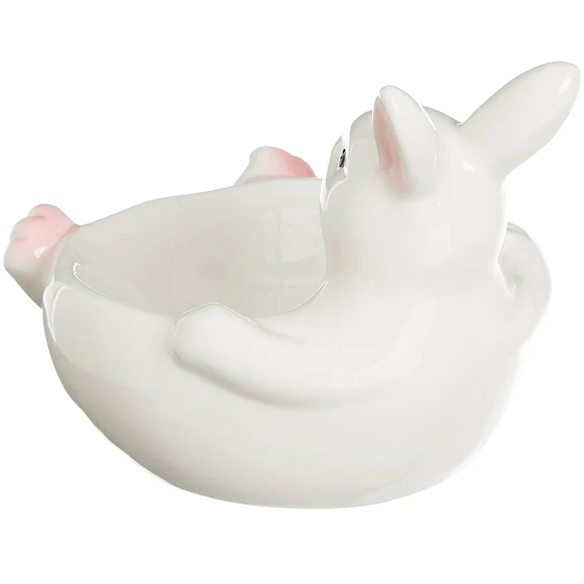Ceramic Easter Bunny 5" Serving Bowl - Image 2