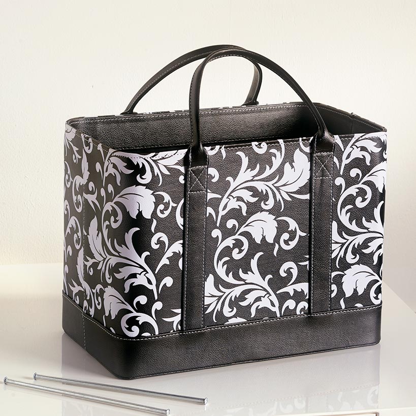 Chic Portable File Organizer Tote for Office - Image 8
