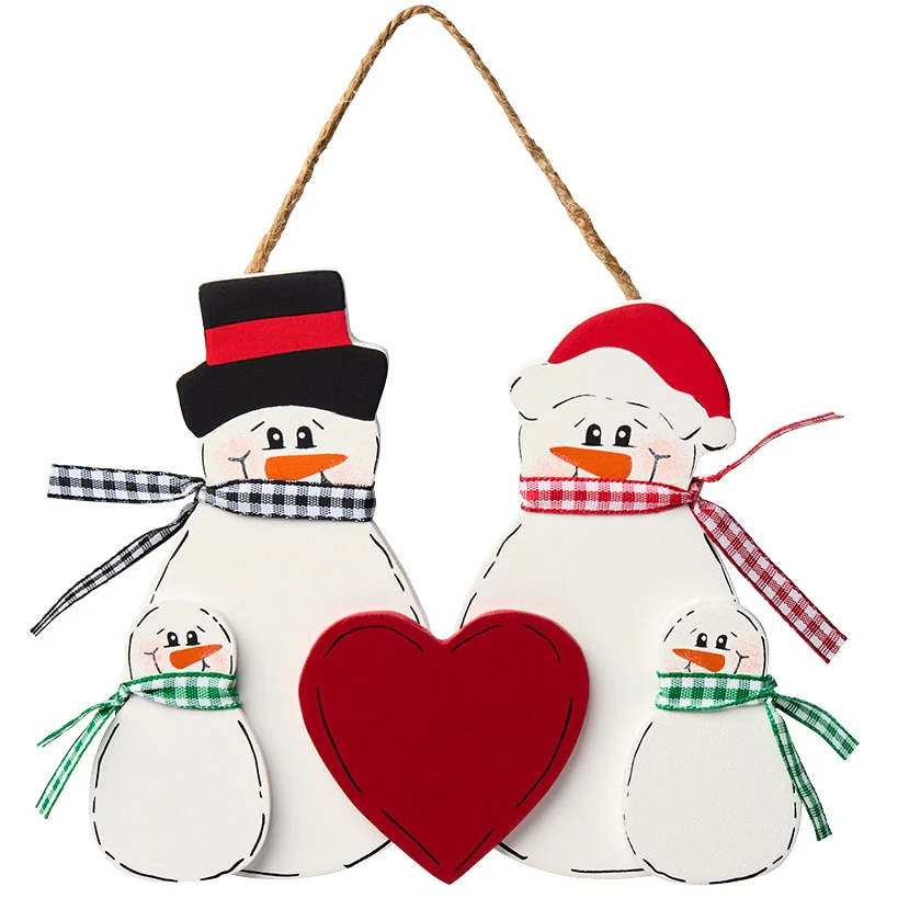 Christmas Personalized Snowman Family Ornaments - Image 8