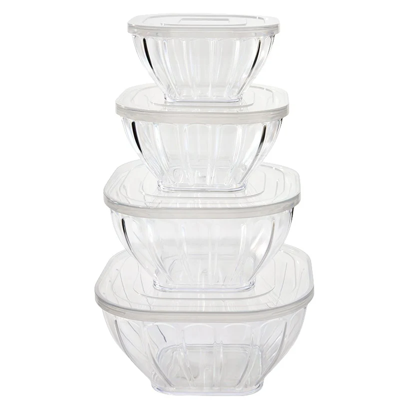 Clear Storage Containers Nesting 8 Pc Set - Image 3