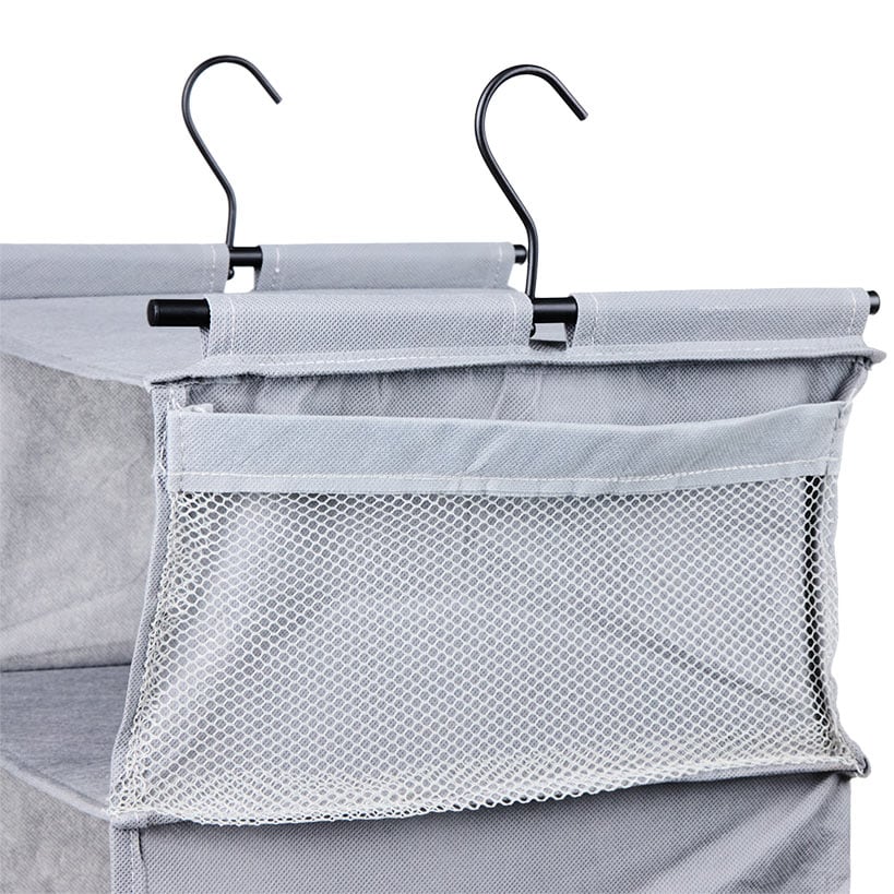 Closet Organizer with Hanging Bar for Clothes - Image 4