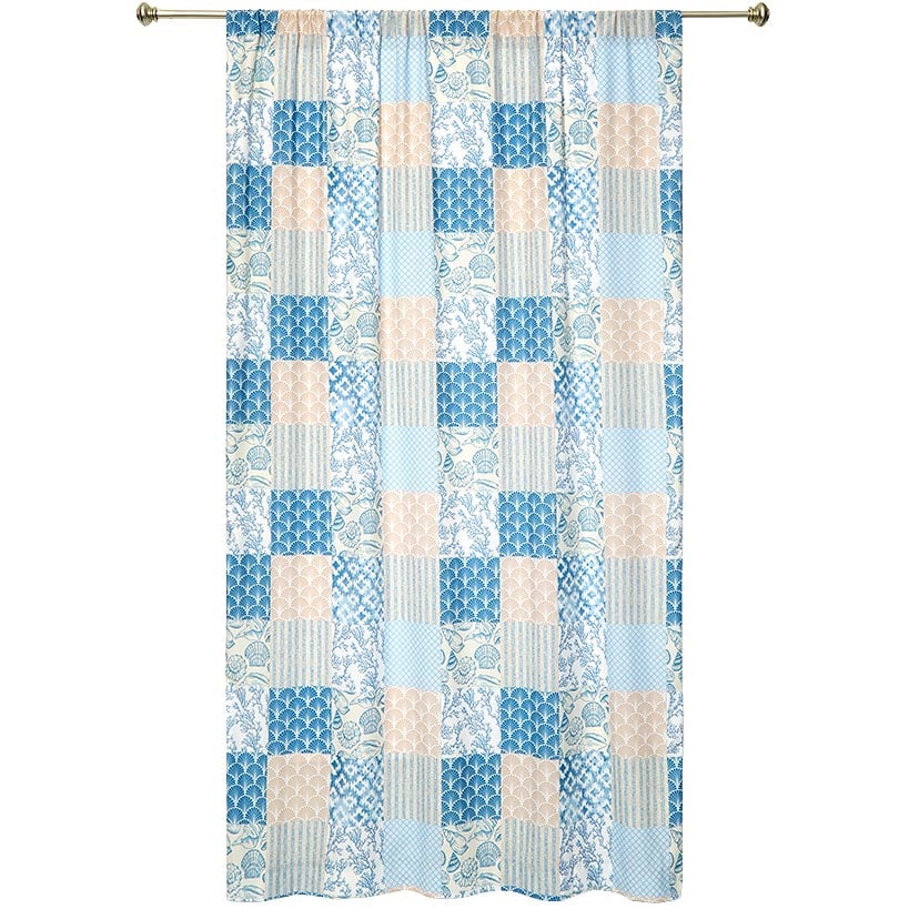 Coastal Coral Patch Window Panel 50" x 63" or 50" x 84" - Image 3